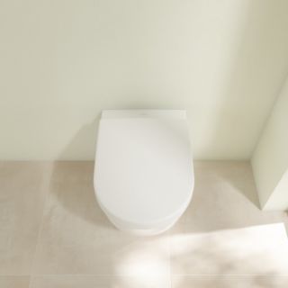 Унитаз напольный Villeroy Boch  с открытым смывным краем с DirectFlush Альпийский белый